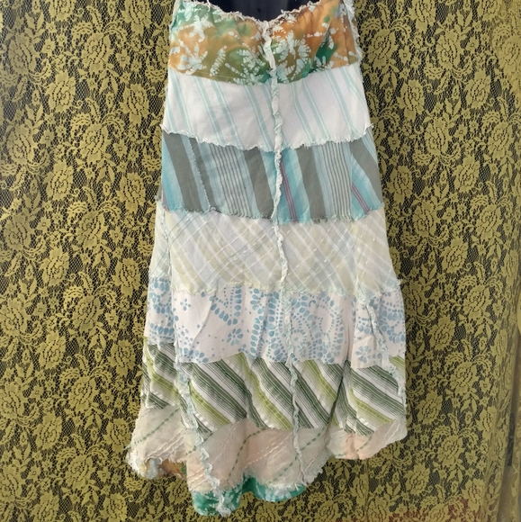 Patchwork Whimsy Vintage Inspired Sundress - Picture 3 of 5